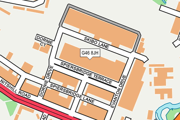 G46 8JH map - OS OpenMap – Local (Ordnance Survey) G46 8JH map - OS OpenMap – Local (Ordnance Survey)
