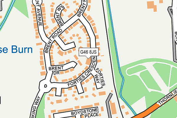G46 8JS map - OS OpenMap – Local (Ordnance Survey) G46 8JS map - OS OpenMap – Local (Ordnance Survey)