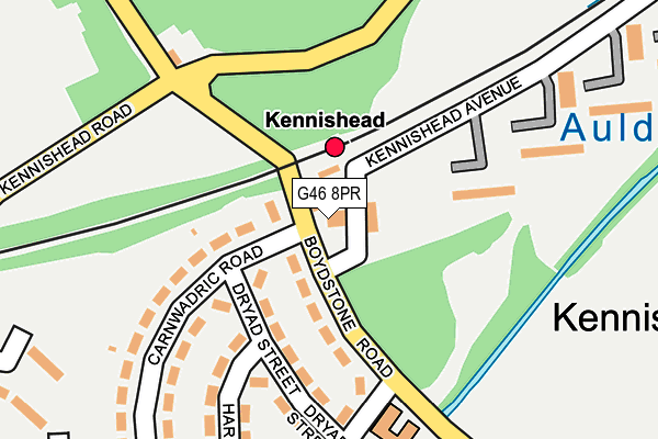 G46 8PR map - OS OpenMap – Local (Ordnance Survey) G46 8PR map - OS OpenMap – Local (Ordnance Survey)