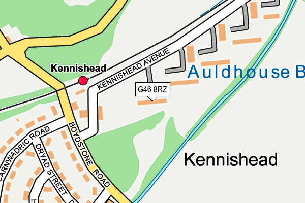 G46 8RZ map - OS OpenMap – Local (Ordnance Survey) G46 8RZ map - OS OpenMap – Local (Ordnance Survey)