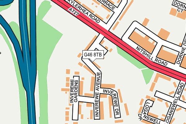 G46 8TB map - OS OpenMap – Local (Ordnance Survey) G46 8TB map - OS OpenMap – Local (Ordnance Survey)