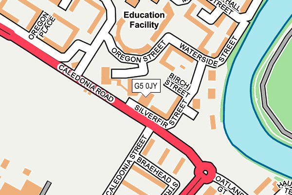 G5 0JY map - OS OpenMap – Local (Ordnance Survey)