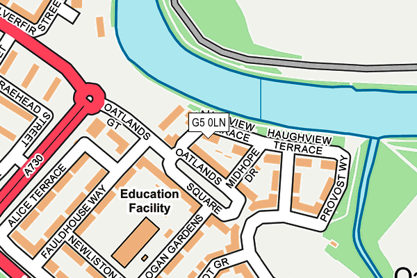G5 0LN map - OS OpenMap – Local (Ordnance Survey) G5 0LN map - OS OpenMap – Local (Ordnance Survey)
