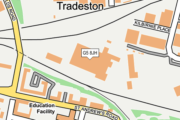 G5 8JH map - OS OpenMap – Local (Ordnance Survey)