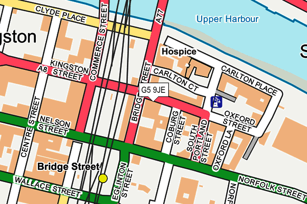 G5 9JE map - OS OpenMap – Local (Ordnance Survey) G5 9JE map - OS OpenMap – Local (Ordnance Survey)