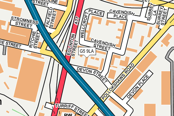 G5 9LA map - OS OpenMap – Local (Ordnance Survey) G5 9LA map - OS OpenMap – Local (Ordnance Survey)