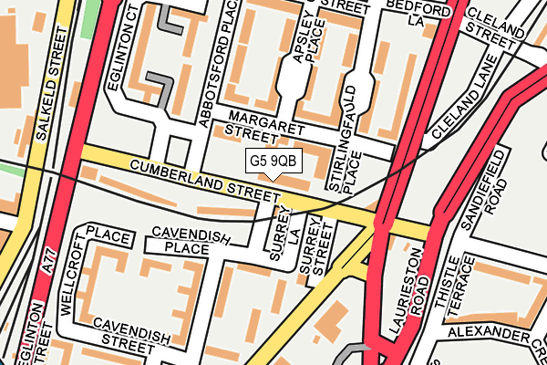 G5 9QB map - OS OpenMap – Local (Ordnance Survey) G5 9QB map - OS OpenMap – Local (Ordnance Survey)