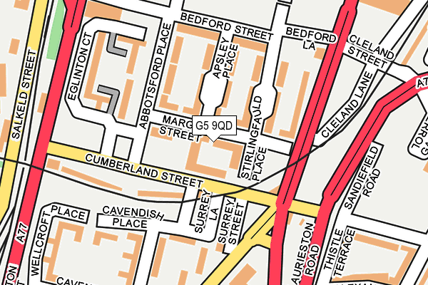 G5 9QD map - OS OpenMap – Local (Ordnance Survey) G5 9QD map - OS OpenMap – Local (Ordnance Survey)