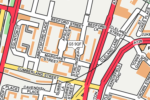 G5 9QF map - OS OpenMap – Local (Ordnance Survey) G5 9QF map - OS OpenMap – Local (Ordnance Survey)