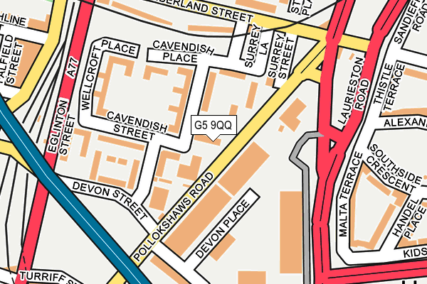 G5 9QQ map - OS OpenMap – Local (Ordnance Survey) G5 9QQ map - OS OpenMap – Local (Ordnance Survey)