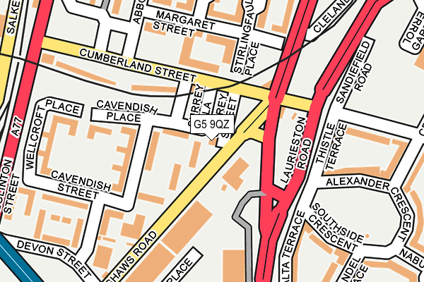 G5 9QZ map - OS OpenMap – Local (Ordnance Survey) G5 9QZ map - OS OpenMap – Local (Ordnance Survey)