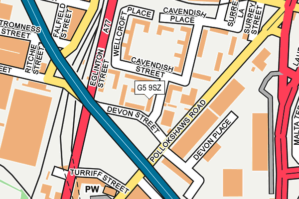 G5 9SZ map - OS OpenMap – Local (Ordnance Survey) G5 9SZ map - OS OpenMap – Local (Ordnance Survey)