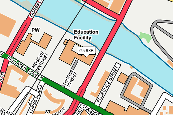 G5 9XB map - OS OpenMap – Local (Ordnance Survey) G5 9XB map - OS OpenMap – Local (Ordnance Survey)