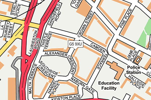 G5 9XU map - OS OpenMap – Local (Ordnance Survey) G5 9XU map - OS OpenMap – Local (Ordnance Survey)