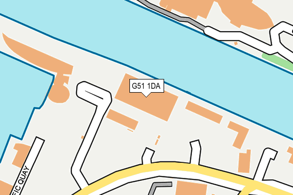 G51 1DA map - OS OpenMap – Local (Ordnance Survey) G51 1DA map - OS OpenMap – Local (Ordnance Survey)