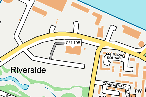 G51 1DB map - OS OpenMap – Local (Ordnance Survey) G51 1DB map - OS OpenMap – Local (Ordnance Survey)
