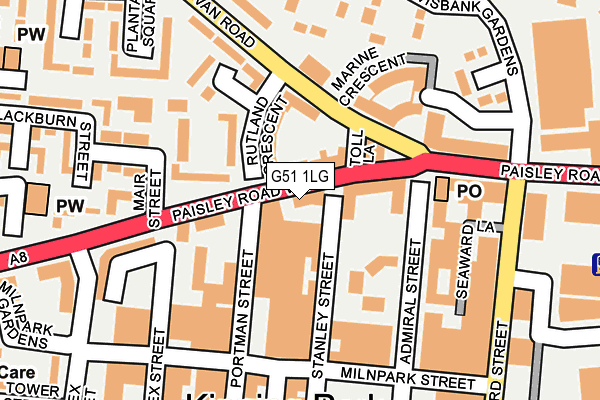 G51 1LG map - OS OpenMap – Local (Ordnance Survey) G51 1LG map - OS OpenMap – Local (Ordnance Survey)
