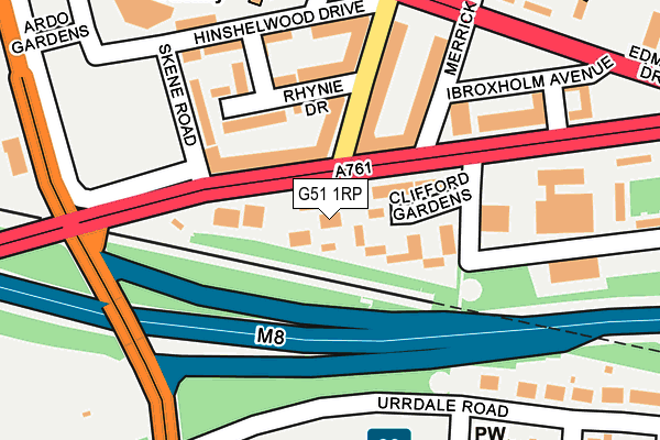 G51 1RP map - OS OpenMap – Local (Ordnance Survey) G51 1RP map - OS OpenMap – Local (Ordnance Survey)