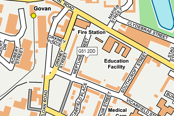 G51 2DD map - OS OpenMap – Local (Ordnance Survey) G51 2DD map - OS OpenMap – Local (Ordnance Survey)