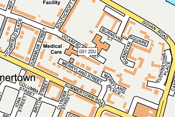 G51 2DU map - OS OpenMap – Local (Ordnance Survey) G51 2DU map - OS OpenMap – Local (Ordnance Survey)