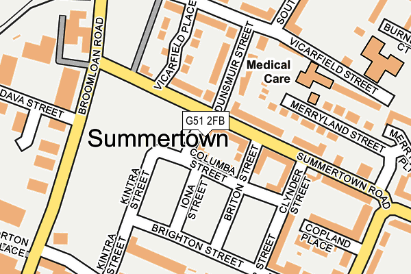 G51 2FB map - OS OpenMap – Local (Ordnance Survey) G51 2FB map - OS OpenMap – Local (Ordnance Survey)