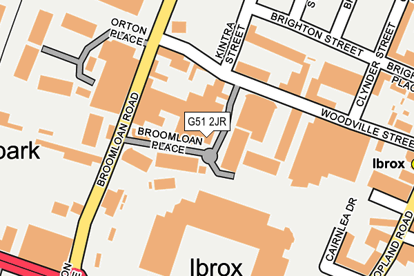 G51 2JR map - OS OpenMap – Local (Ordnance Survey) G51 2JR map - OS OpenMap – Local (Ordnance Survey)