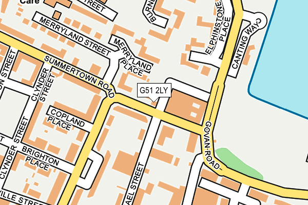 G51 2LY map - OS OpenMap – Local (Ordnance Survey) G51 2LY map - OS OpenMap – Local (Ordnance Survey)