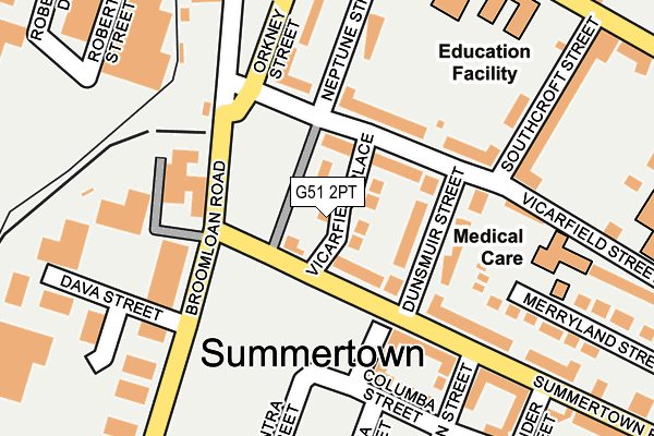 G51 2PT map - OS OpenMap – Local (Ordnance Survey) G51 2PT map - OS OpenMap – Local (Ordnance Survey)