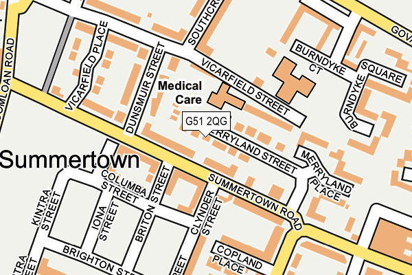 G51 2QG map - OS OpenMap – Local (Ordnance Survey) G51 2QG map - OS OpenMap – Local (Ordnance Survey)