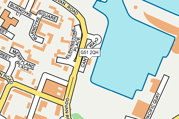 G51 2QH map - OS OpenMap – Local (Ordnance Survey) G51 2QH map - OS OpenMap – Local (Ordnance Survey)