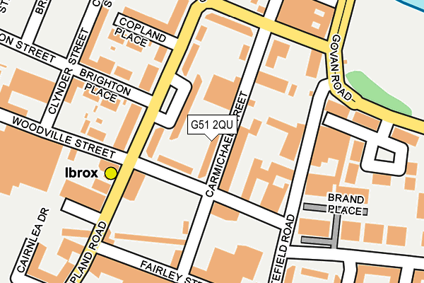 G51 2QU map - OS OpenMap – Local (Ordnance Survey) G51 2QU map - OS OpenMap – Local (Ordnance Survey)