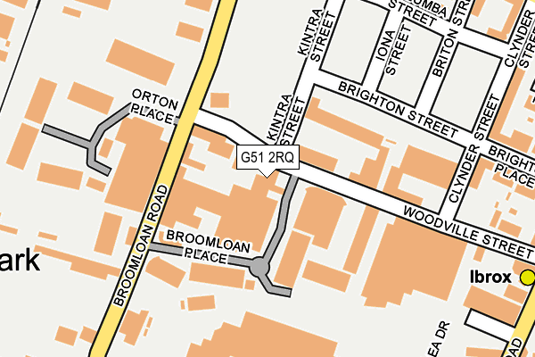 G51 2RQ map - OS OpenMap – Local (Ordnance Survey) G51 2RQ map - OS OpenMap – Local (Ordnance Survey)