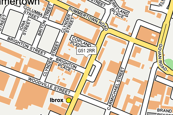 G51 2RR map - OS OpenMap – Local (Ordnance Survey) G51 2RR map - OS OpenMap – Local (Ordnance Survey)