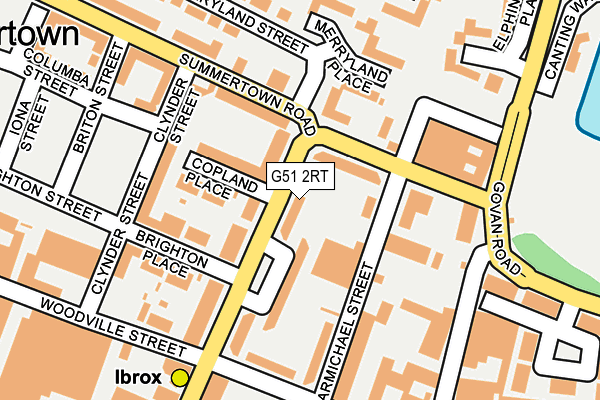 G51 2RT map - OS OpenMap – Local (Ordnance Survey) G51 2RT map - OS OpenMap – Local (Ordnance Survey)