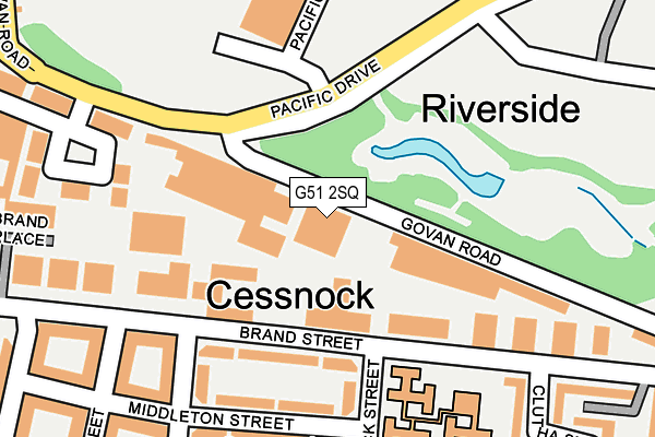 G51 2SQ map - OS OpenMap – Local (Ordnance Survey) G51 2SQ map - OS OpenMap – Local (Ordnance Survey)