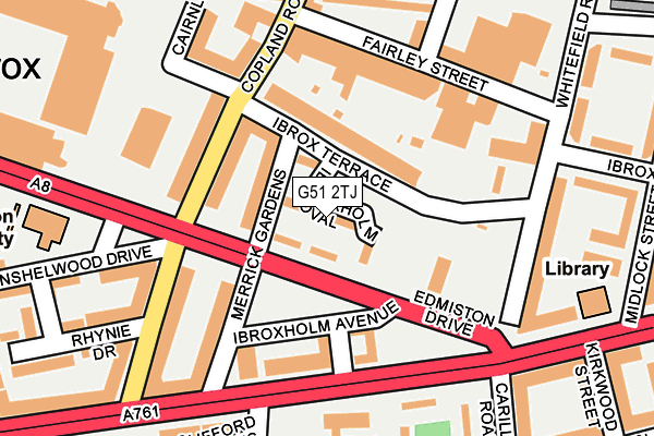 G51 2TJ map - OS OpenMap – Local (Ordnance Survey) G51 2TJ map - OS OpenMap – Local (Ordnance Survey)