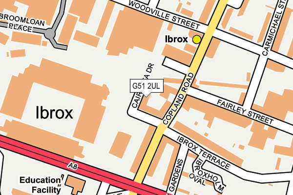 G51 2UL map - OS OpenMap – Local (Ordnance Survey) G51 2UL map - OS OpenMap – Local (Ordnance Survey)