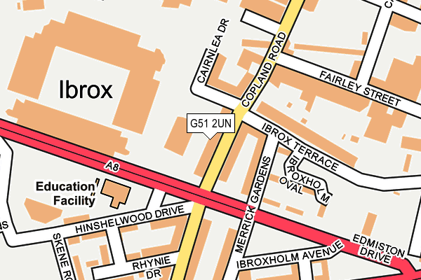 G51 2UN map - OS OpenMap – Local (Ordnance Survey) G51 2UN map - OS OpenMap – Local (Ordnance Survey)