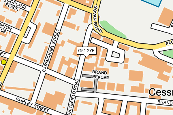 G51 2YE map - OS OpenMap – Local (Ordnance Survey) G51 2YE map - OS OpenMap – Local (Ordnance Survey)