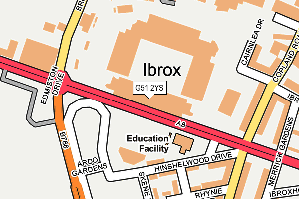 G51 2YS map - OS OpenMap – Local (Ordnance Survey) G51 2YS map - OS OpenMap – Local (Ordnance Survey)