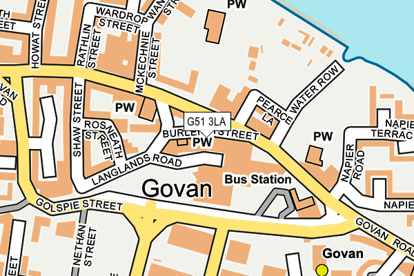 G51 3LA map - OS OpenMap – Local (Ordnance Survey) G51 3LA map - OS OpenMap – Local (Ordnance Survey)