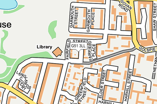 G51 3LL map - OS OpenMap – Local (Ordnance Survey) G51 3LL map - OS OpenMap – Local (Ordnance Survey)