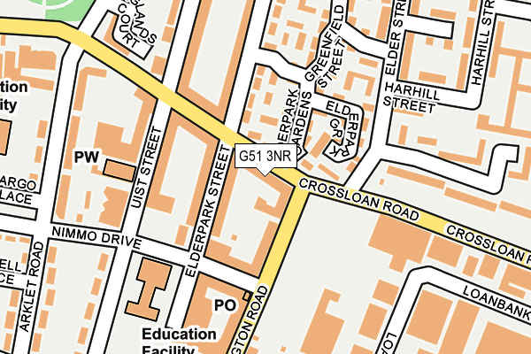 G51 3NR map - OS OpenMap – Local (Ordnance Survey) G51 3NR map - OS OpenMap – Local (Ordnance Survey)