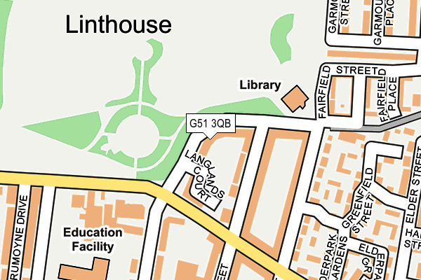 G51 3QB map - OS OpenMap – Local (Ordnance Survey) G51 3QB map - OS OpenMap – Local (Ordnance Survey)