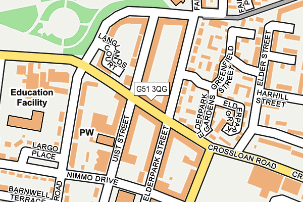 G51 3QG map - OS OpenMap – Local (Ordnance Survey) G51 3QG map - OS OpenMap – Local (Ordnance Survey)