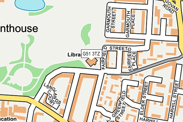 G51 3TZ map - OS OpenMap – Local (Ordnance Survey) G51 3TZ map - OS OpenMap – Local (Ordnance Survey)