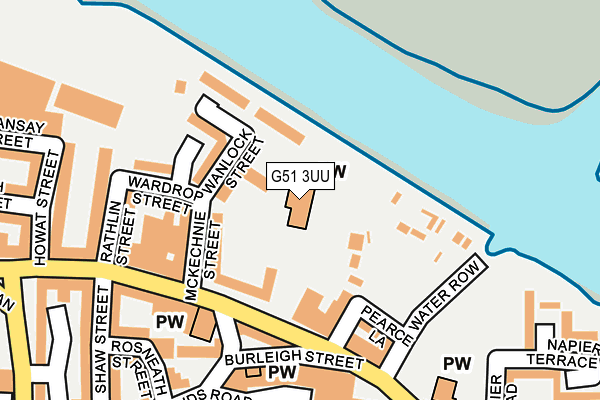 G51 3UU map - OS OpenMap – Local (Ordnance Survey) G51 3UU map - OS OpenMap – Local (Ordnance Survey)