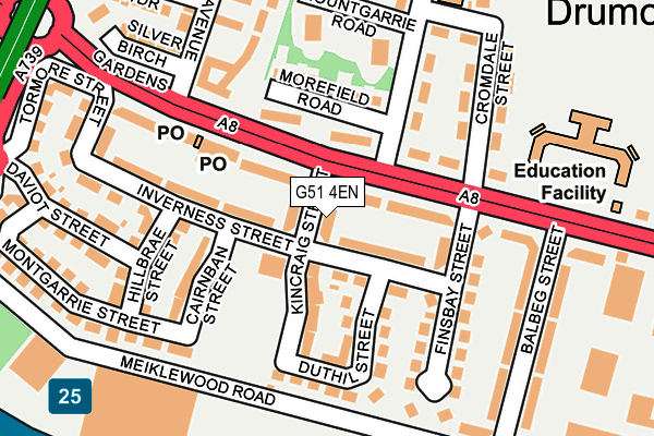 G51 4EN map - OS OpenMap – Local (Ordnance Survey) G51 4EN map - OS OpenMap – Local (Ordnance Survey)