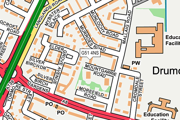 G51 4NS map - OS OpenMap – Local (Ordnance Survey) G51 4NS map - OS OpenMap – Local (Ordnance Survey)