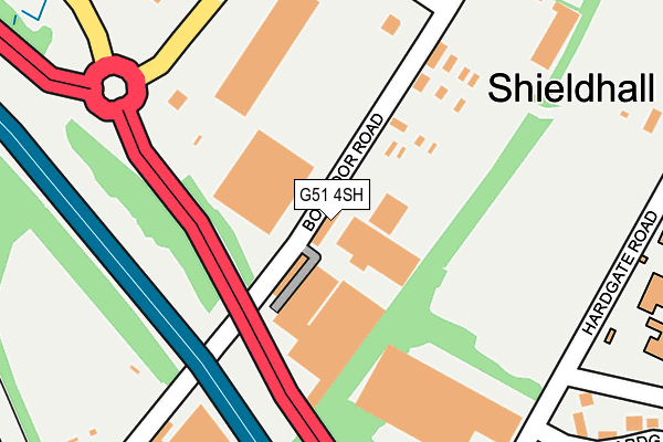 G51 4SH map - OS OpenMap – Local (Ordnance Survey) G51 4SH map - OS OpenMap – Local (Ordnance Survey)